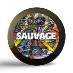 Vegan Shaving Soap with Shea and Cocoa Butter - Thick Lather - Artisan Made by Haylis