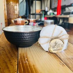 Hand-Hammered Copper Shaving Bowl - Classic and Oxidized-Arko or Refill Shaving Soap Included