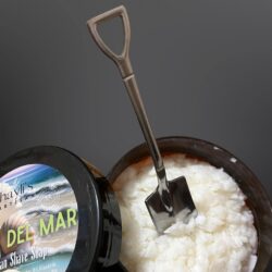 Shaving soap spoon