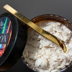 Shaving soap spoon