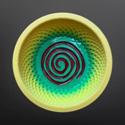 Epoxy Coated Modern Design Shaving Bowl - Unique Wetshaving Experience